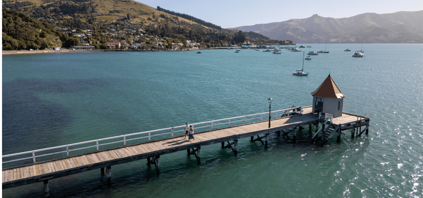 Akaroa Criterion Banner Waterfront Daleys Wharf